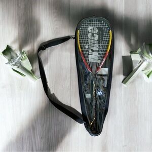 PRINCE ARC POWER FAN Squash TENNIS RACQUET SETS W/ BALLS & PROTECTIVE EYEWEAR